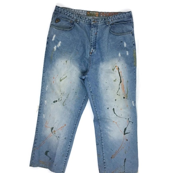 Akademiks Other - AKADEMIKS Jeans Paint Splatter Size 42